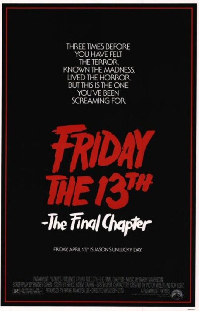 Friday The 13th Part IV: The Final Chapter